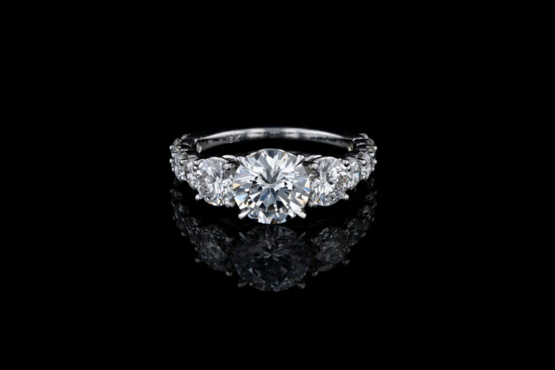 Classical Three Stone Engagement Ring 800x533 